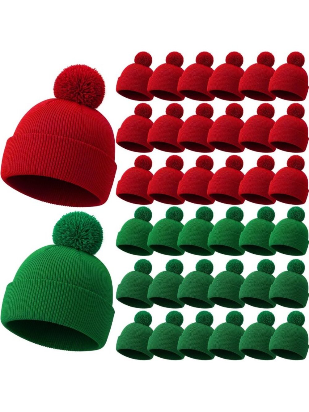 Cozy Knitted Christmas Beanie Hat | Festive Winter Accessory for Cold Weather